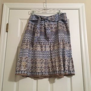 Sigrid Olsen Patterned Midi Skirt